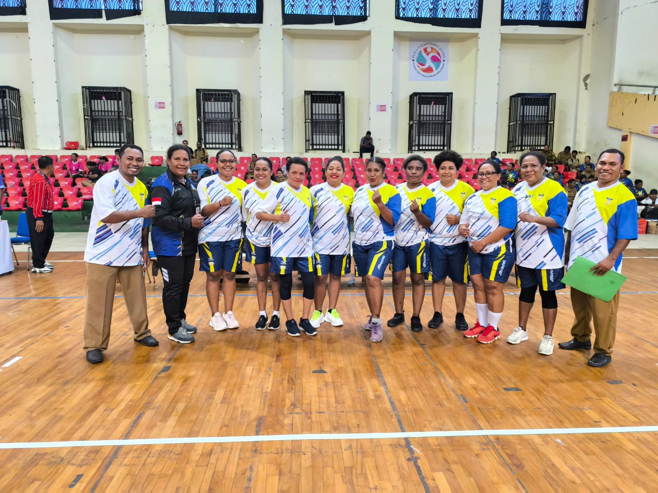 TIM VOLLY PUTRI DP3AKB PAPUA IKUT MERAMAIKAN LOMBA [...]