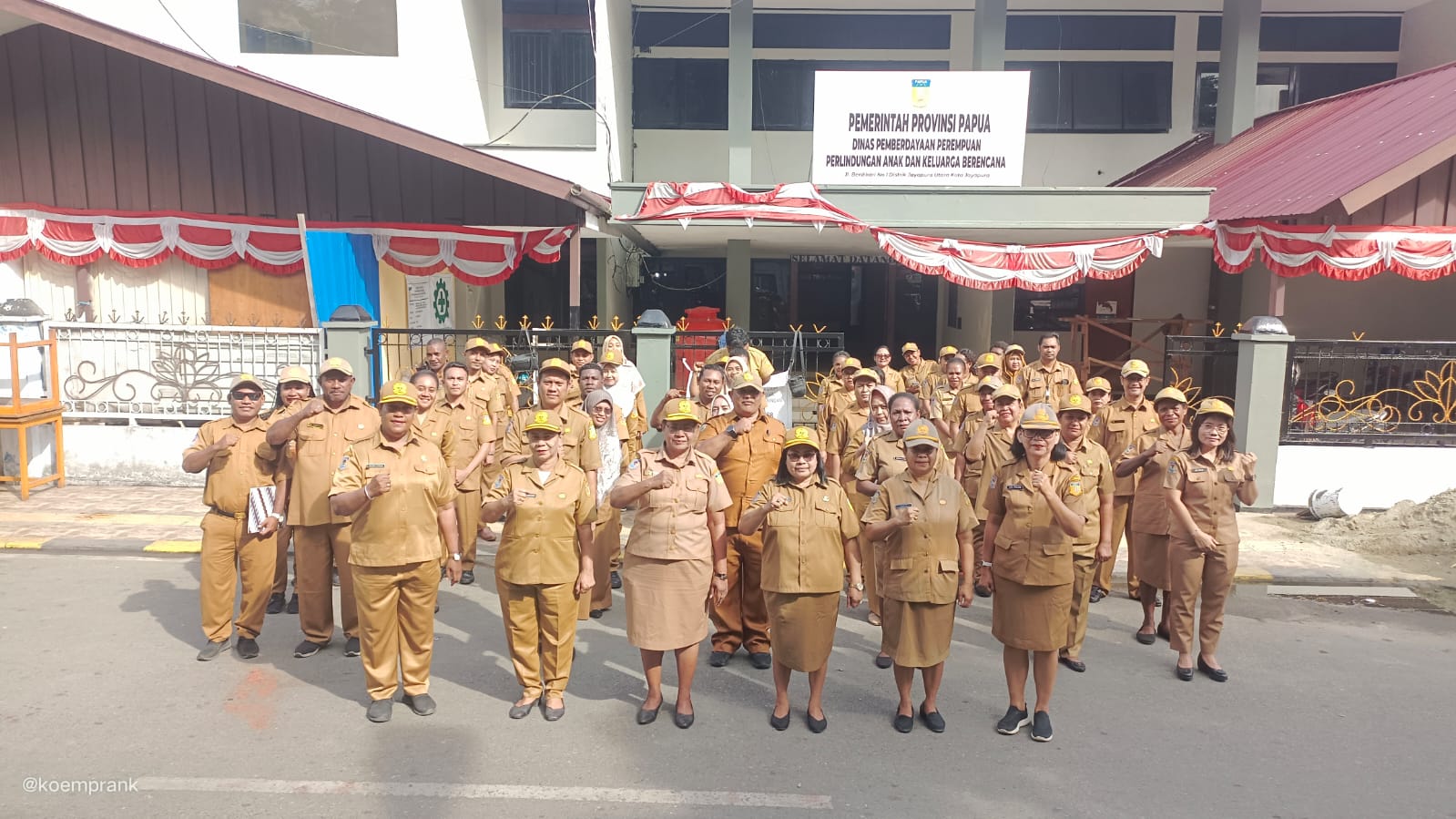 PENGGUNAAN KEMBALI KANTOR DINAS PEMBERDAYAAN PEREMPUAN, PERLINDUNGAN ANAK DAN KELUARGA BERENCANA PROVINSI PAPUA SETELAH RENOVASI