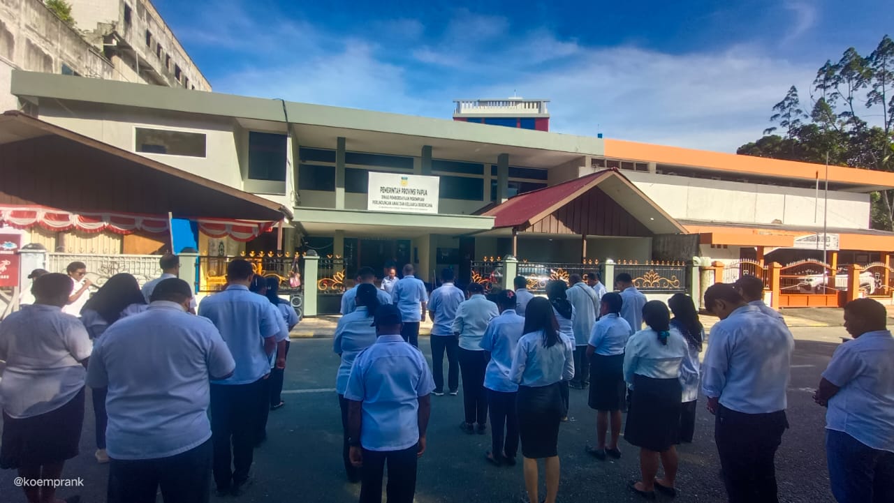 APEL PAGI RUTIN DP3AKB PROVINSI PAPUA TIDAK HANYA SENIN, TAPI JUGA RABU