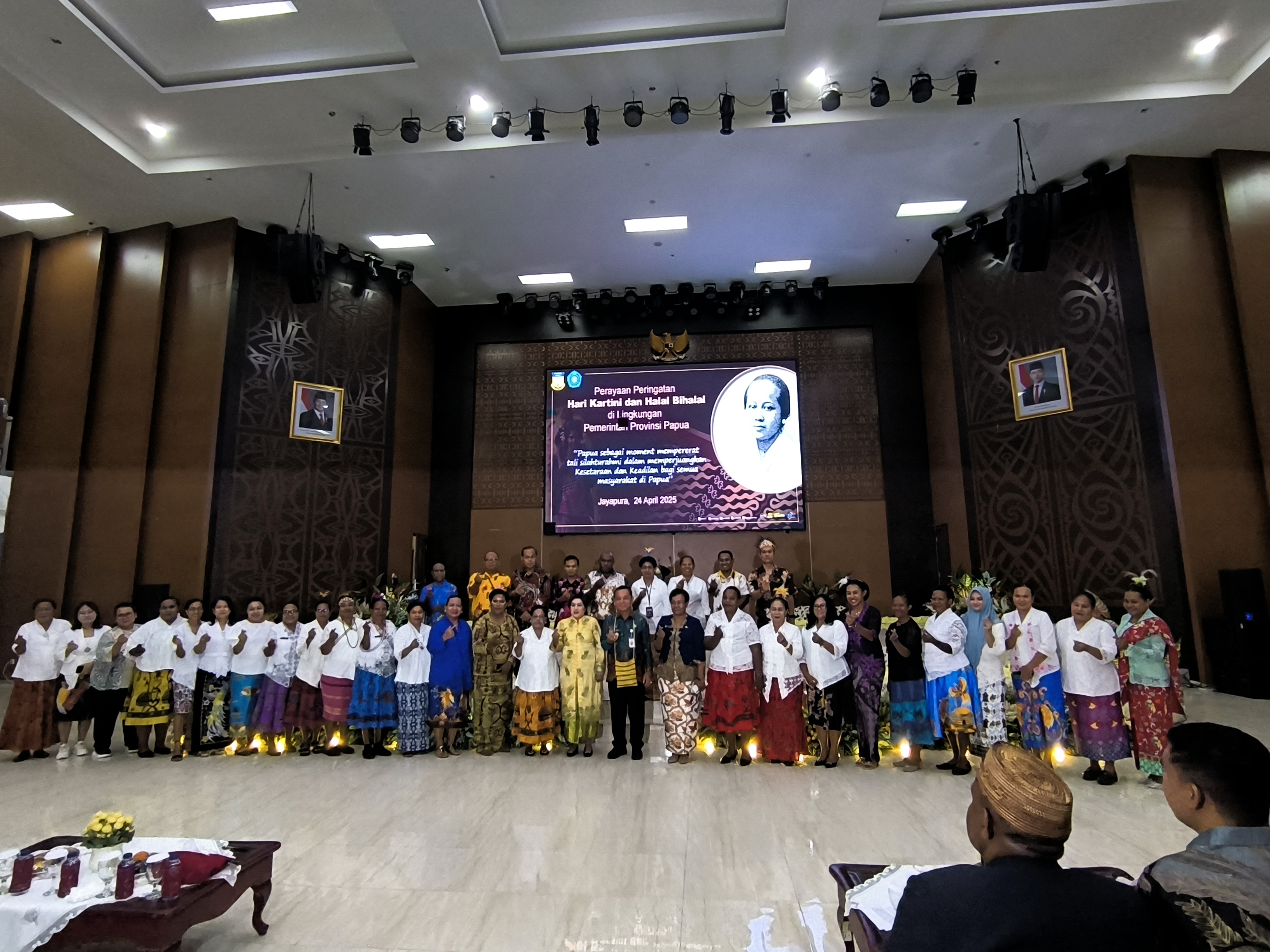 DP3AKB PRAKARSAI PERINGATAN HARI KARTINI DAN HALALBIHALAL PEMPROV PAPUA