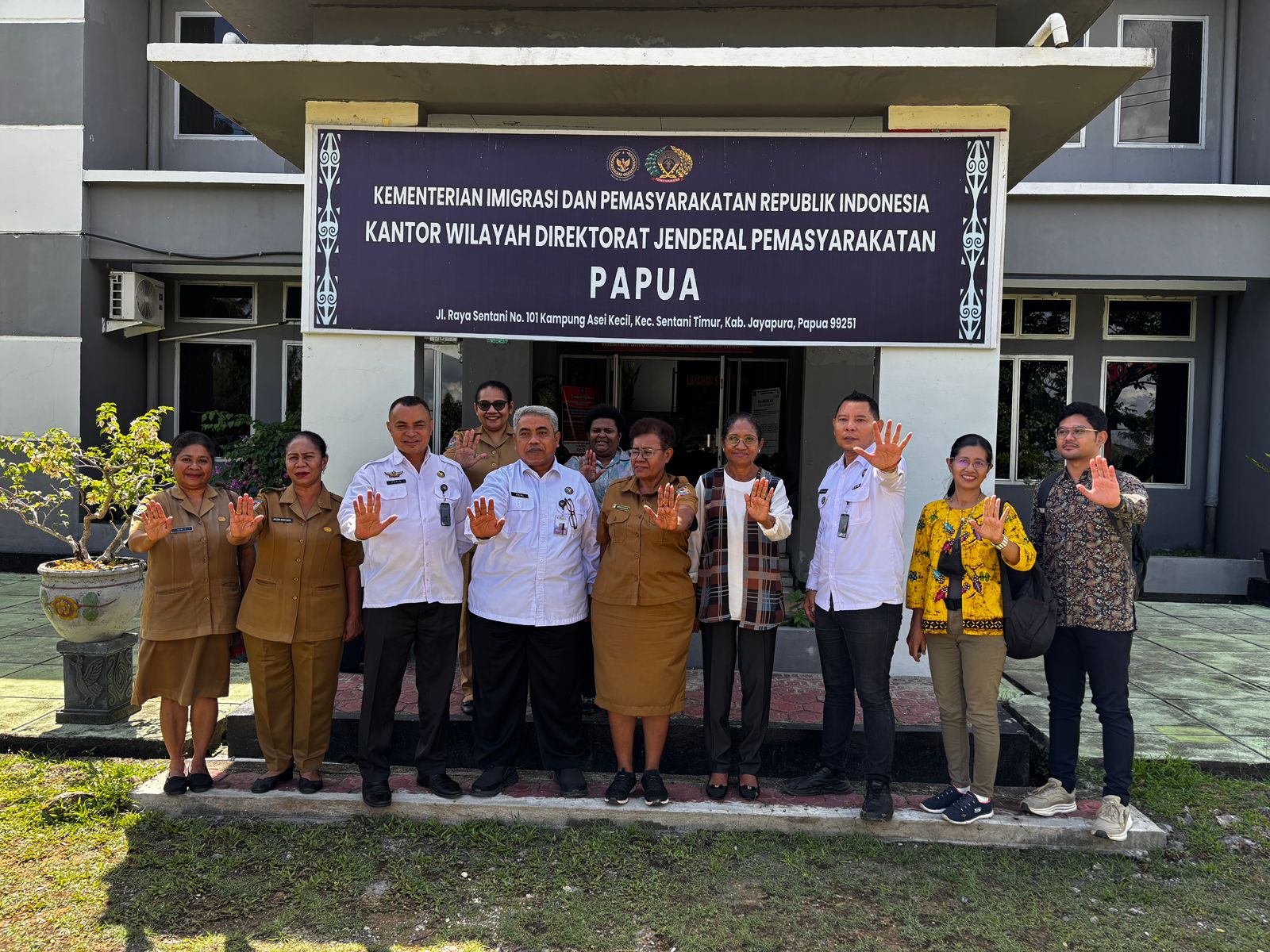 DP3AKB PROVINSI PAPUA GELAR AUDIENSI BERSAMA KANWIL DIRJEN PEMASYARAKATAN PAPUA BAHAS REVISI KESEPAKATAN LAYANAN TERPADU BAGI KORBAN KEKERASAN