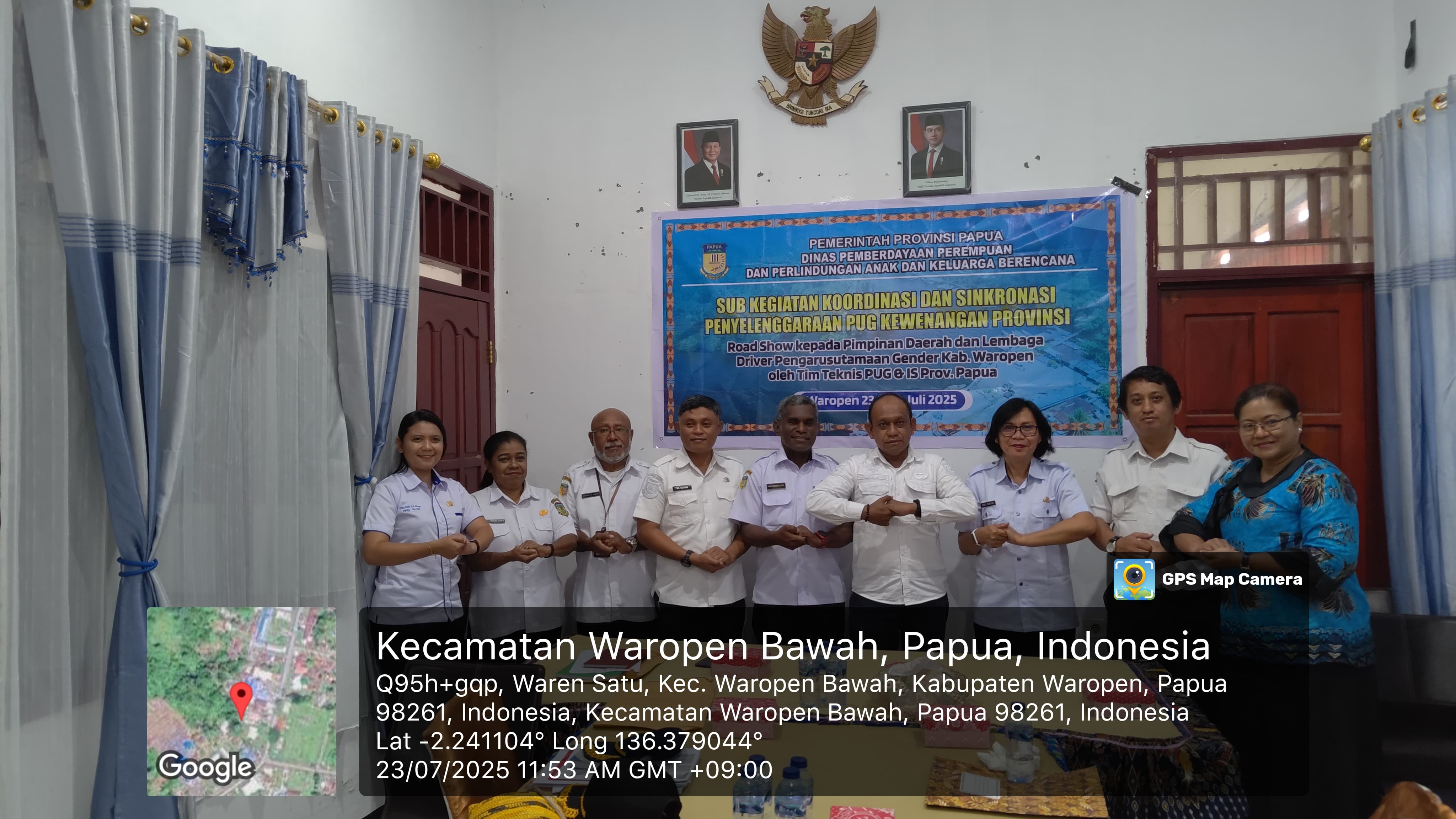 DP3AKB Papua Gelar Koordinasi Strategi PUG dan Inklusi Sosial di Kabupaten Waropen