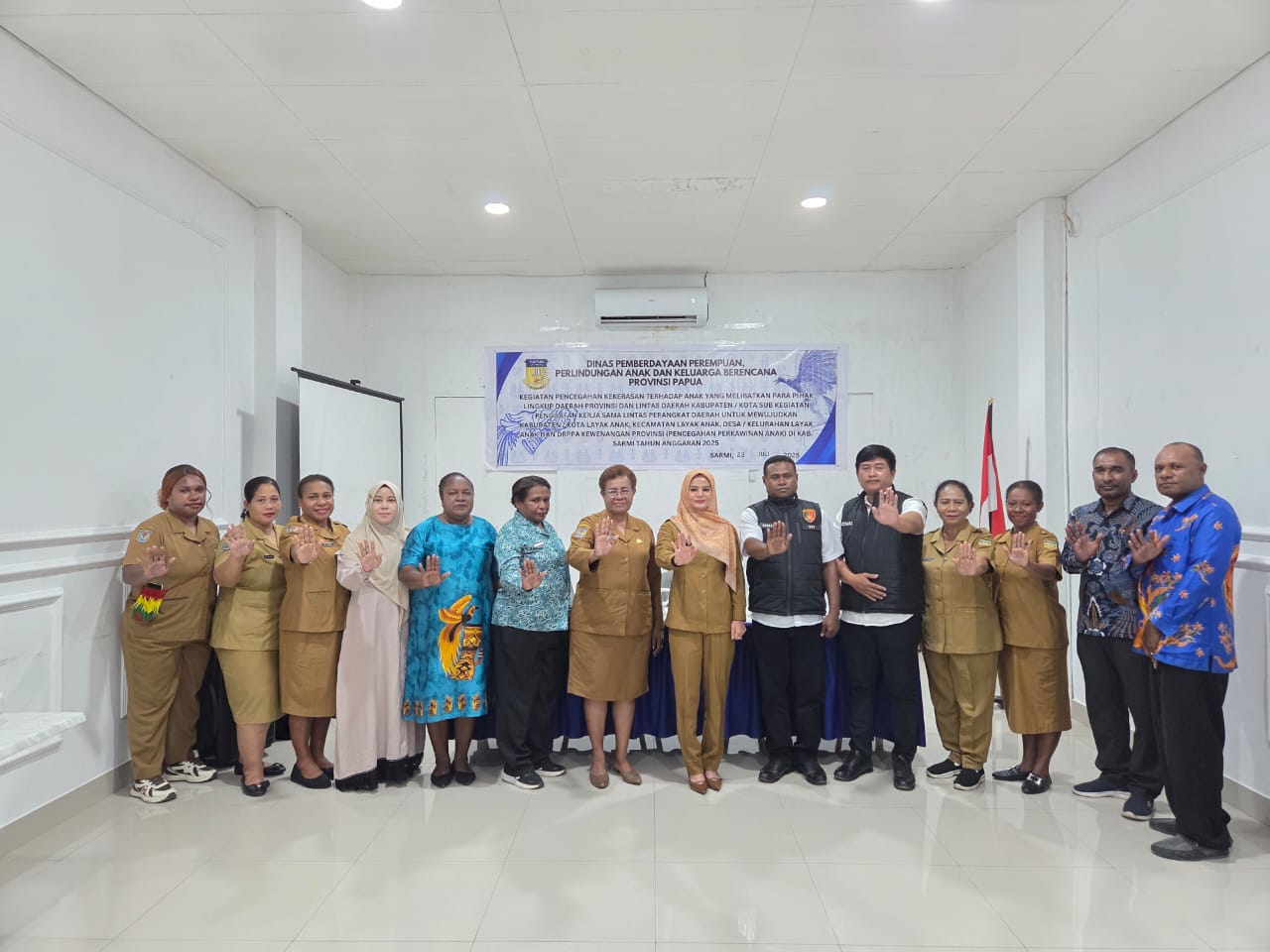 DP3AKB Papua Gelar Penguatan Kerja Sama Lintas Sektor untuk Wujudkan Wilayah Ramah Anak di Sarmi