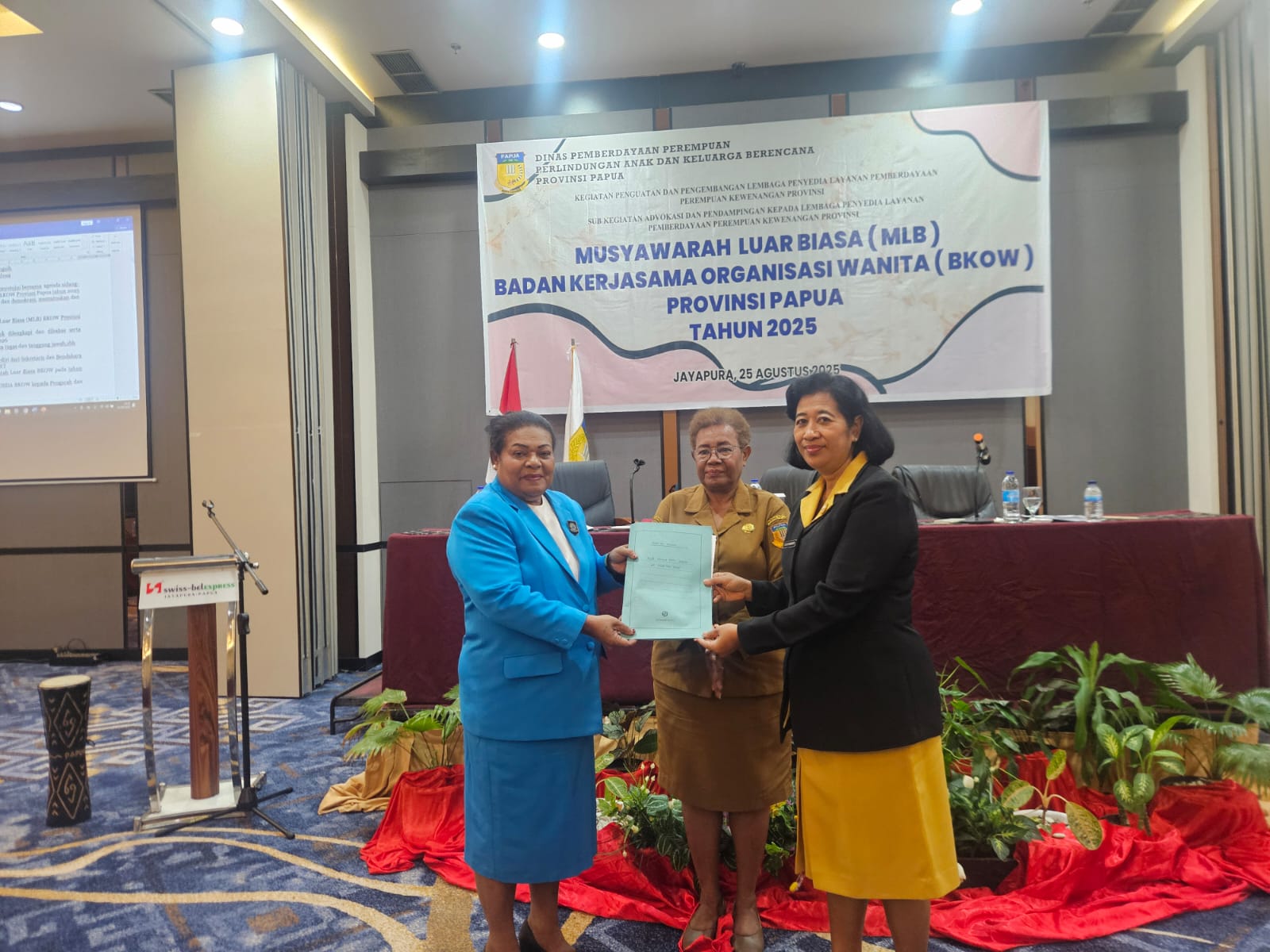 Dorince Mehue Terpilih sebagai Ketua Sementara BKOW Papua dalam Musyawarah Luar Biasa 2025