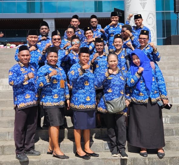 29 PNS DP3AKB Papua Ikut Ambil Sumpah pada Upacara HUT ke-54 KORPRI