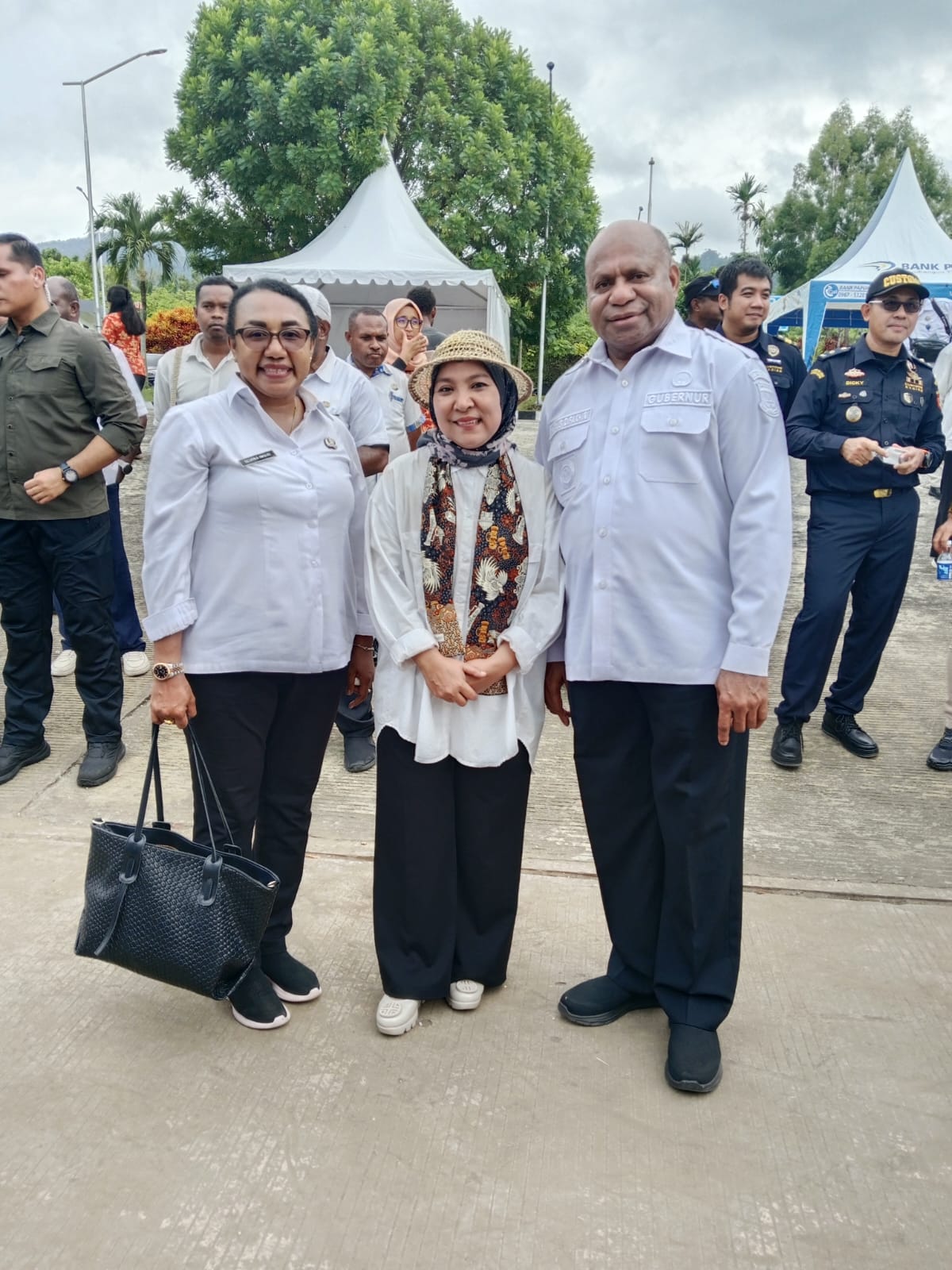 Plt. Kepala DP3AP2KB Papua Hadiri Pameran UMKM di Tapal Batas RI–PNG
