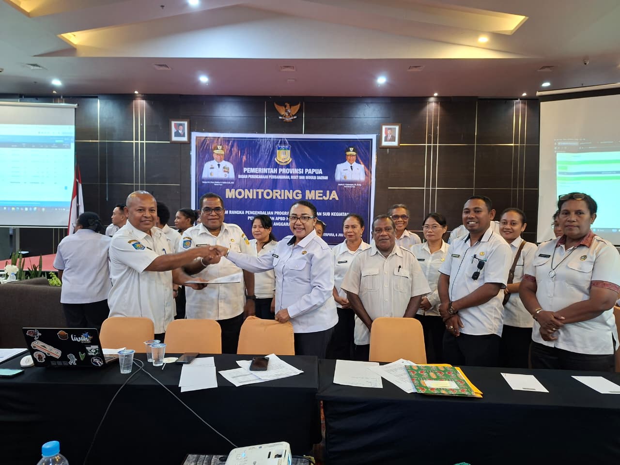 DP3AP2KB PAPUA IKUTI MONITORING MEJA PELAKSANAAN APBD TAHUN 2026